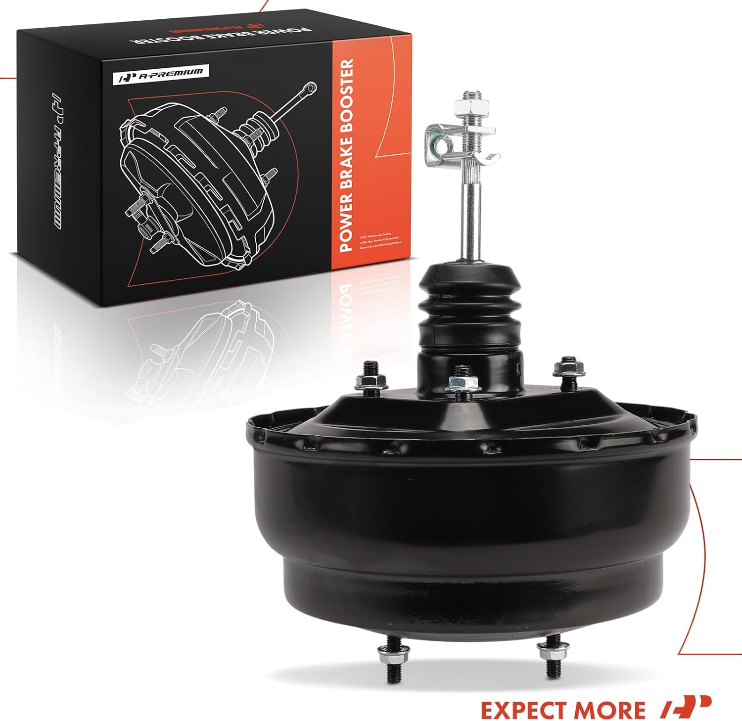 A-Premium Vacuum Power Brake Booster Compatible with Suzuki Sidekick 1991 1992 1993 1994 1995, Without Master Cylinder, 4-Door Only