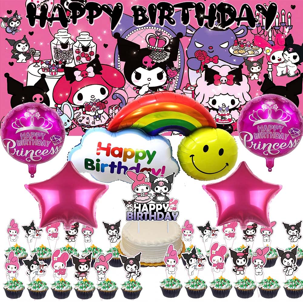 Buy Kuromi Party Decorations | Supplies | Birthday | Cake Topper