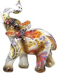 Elefante Decorativo Em Resina GRANDE Estatueta Indiano Sabedoria Sorte Z (elefante Z200)