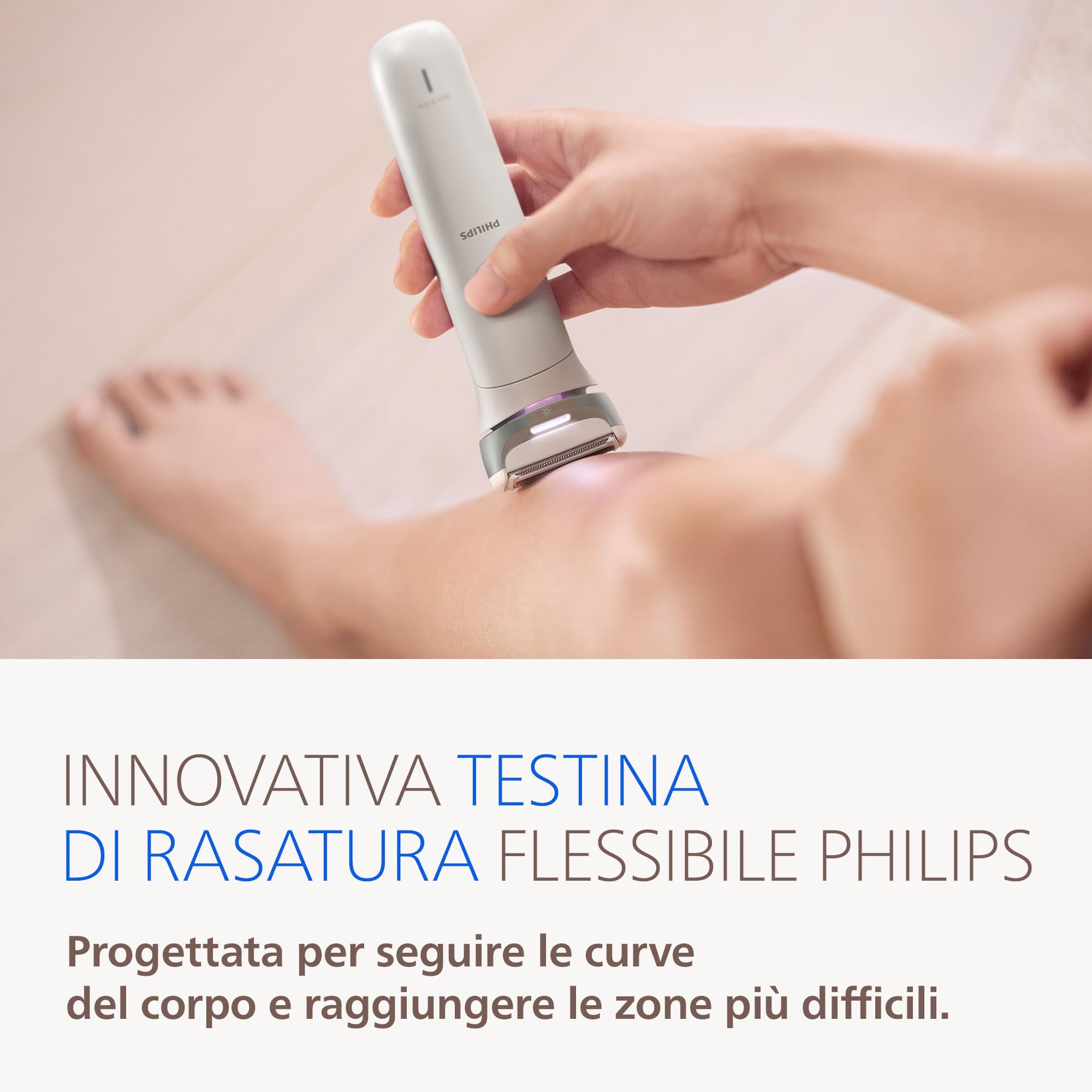 Philips Beauty Set - Kit tutto in uno corpo, viso, bikini, piedi, senza fili, su pelle asciutta o bagnata, depilazione, cura del corpo e della pelle, epilatore con 12 accessori, modello BRE749/00