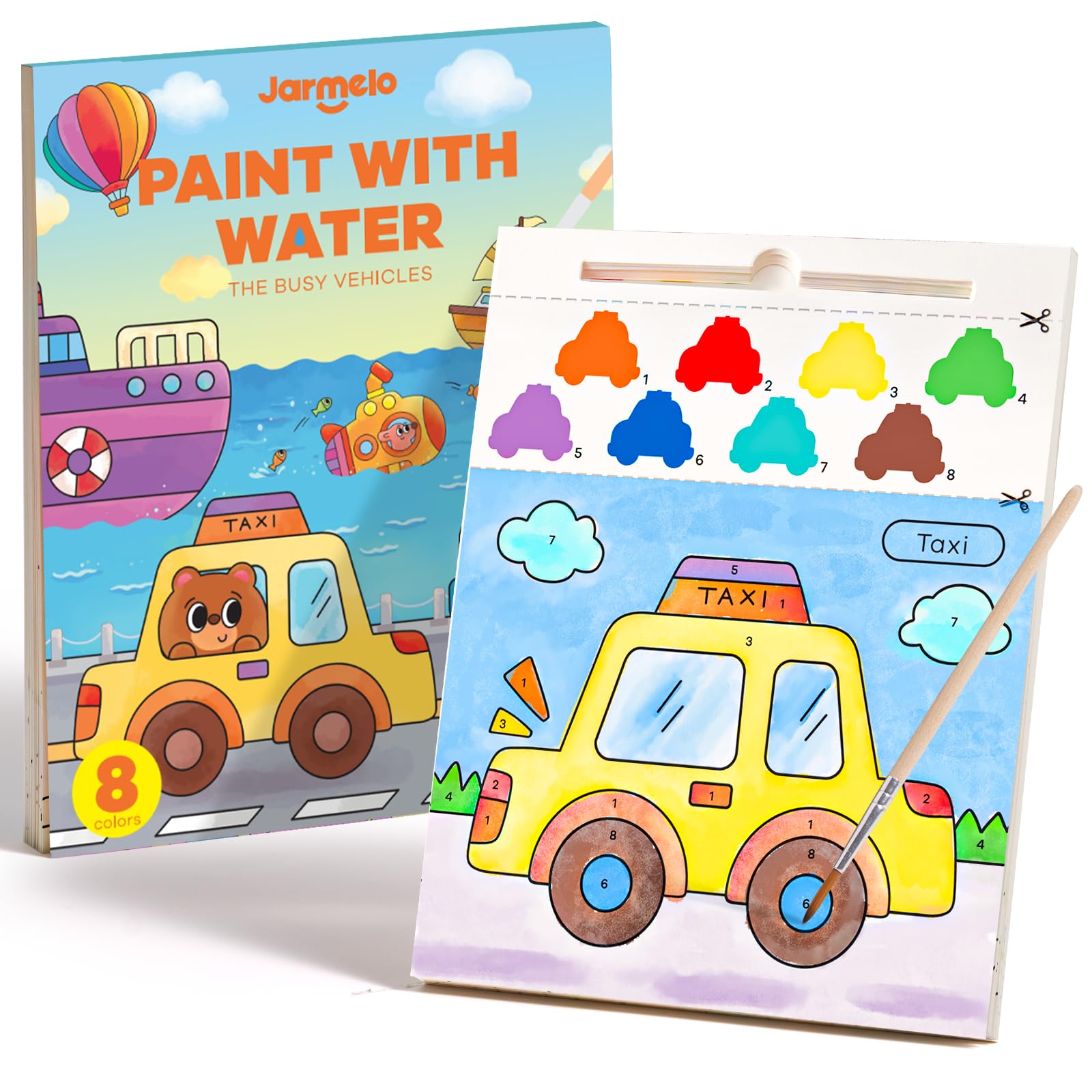 Toddler Dinosaur Paint with Water Books - Mess-Free Fun -10
