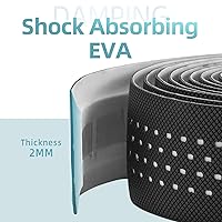 Vista 4 de ROCKBROS Cinta de manillar de bicicleta para bicicleta de carretera Cinta de agarre para manillar de bicicleta, cinta de agarre para manillar