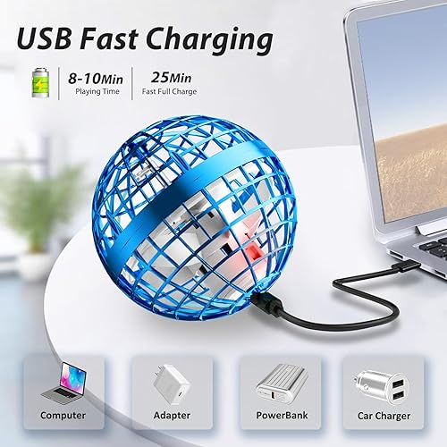 Miniatura 5 de Nacai Flying Orb Ball,Galaxy Ball Toy 2023,Hover Orbs Cosmic Globe Boomerang Ball,Atmotoys Magic Spinner Drone Cool Christmas Birthday Gifts for