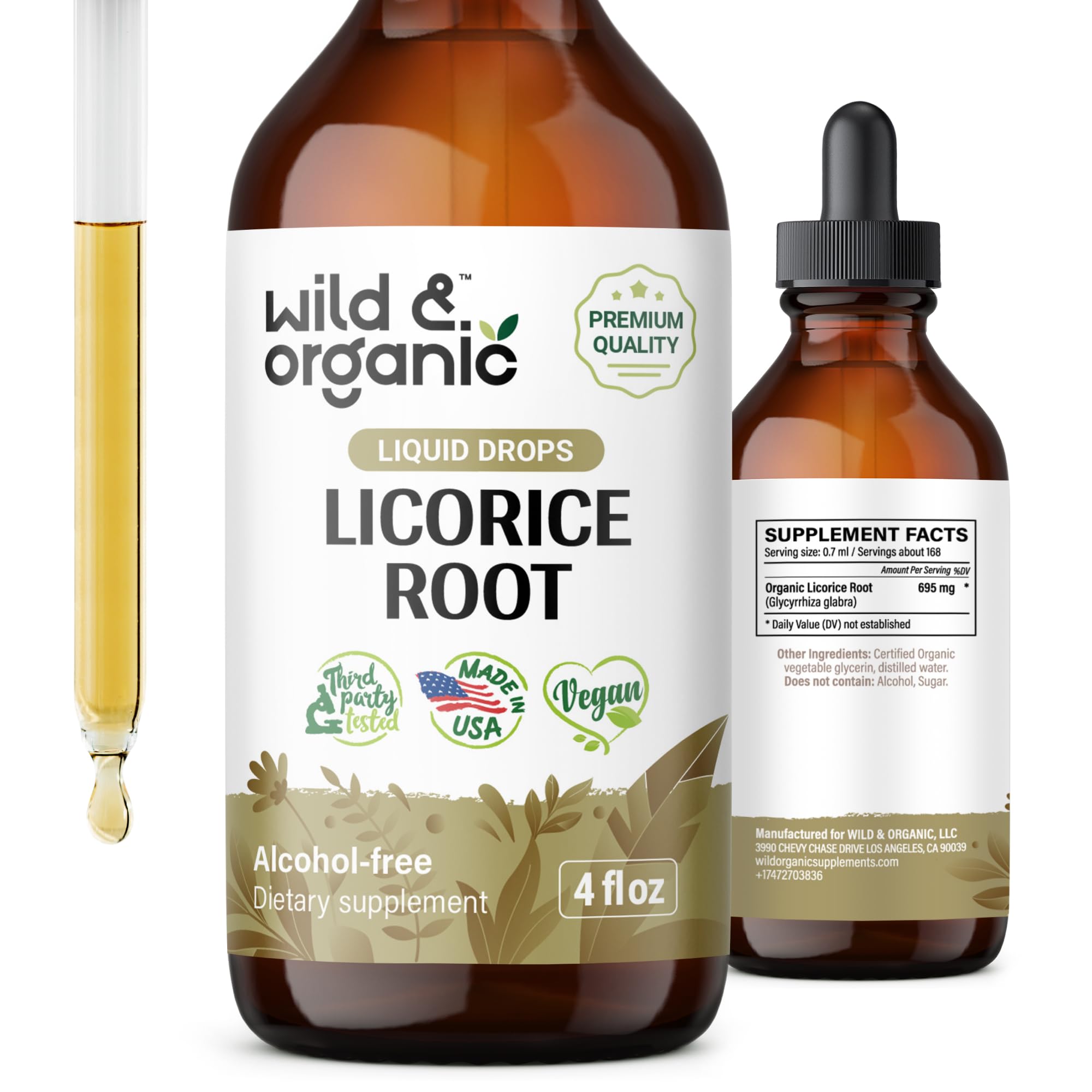 Wild & Organic Licorice Root Liquid Drops