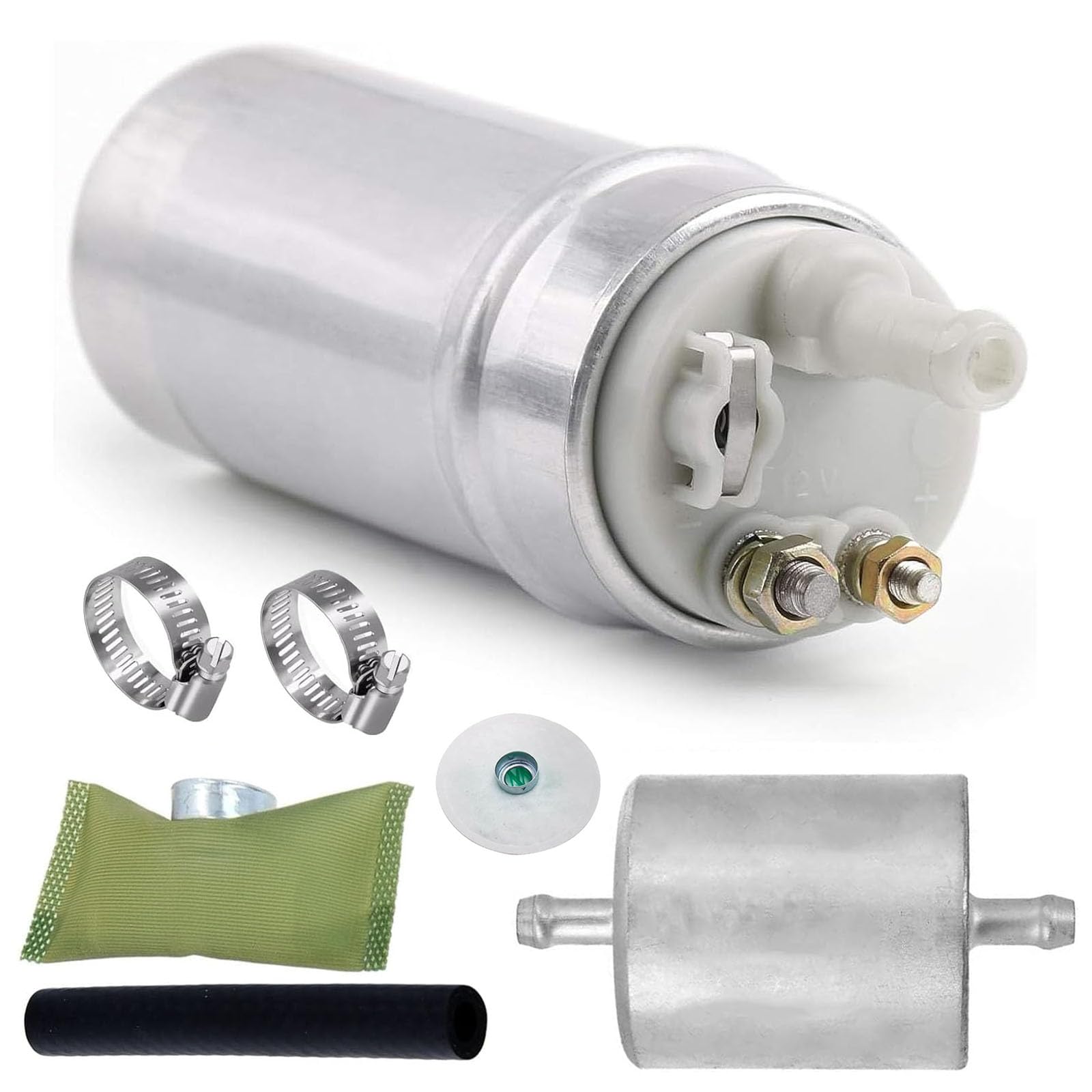 Bomba de Combustible para Motocicleta, Bomba de Gasolina para BMW GS K R K1 K75 1100 1150 1200 R100 K1100 RT LT ECE 16141341231 Kit de bomba de combustible con Filtro de Combustible y Colador