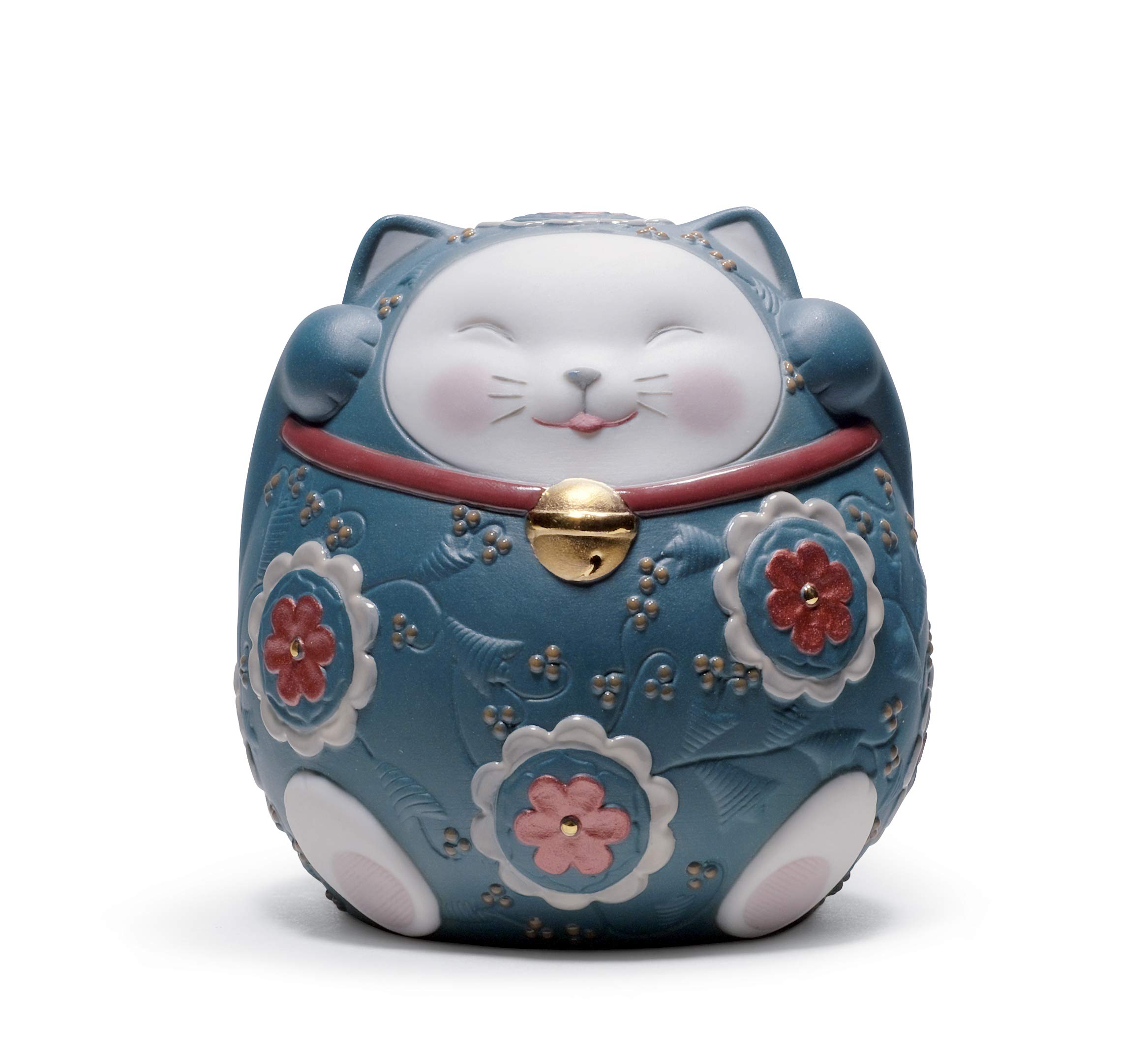 Amazon.co.jp: リヤドロ LLADRÓ 人形 招き猫 ブルー 01008529 : ホーム