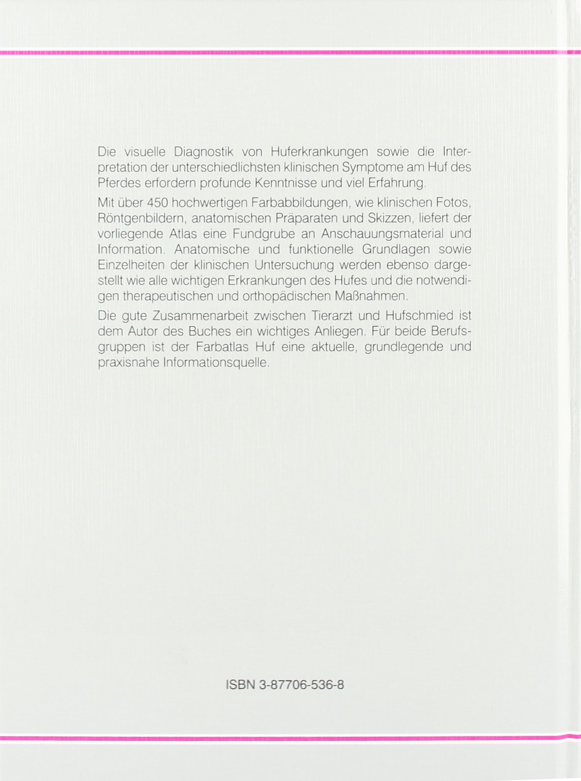 Farbatlas Huf: Anatomie und Klinik