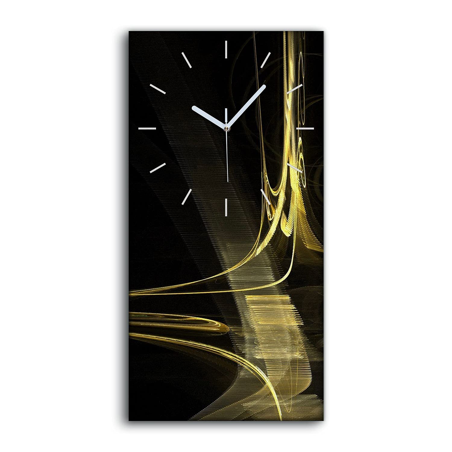 Horloge sur toile art moderne décoration murale haut de gamme