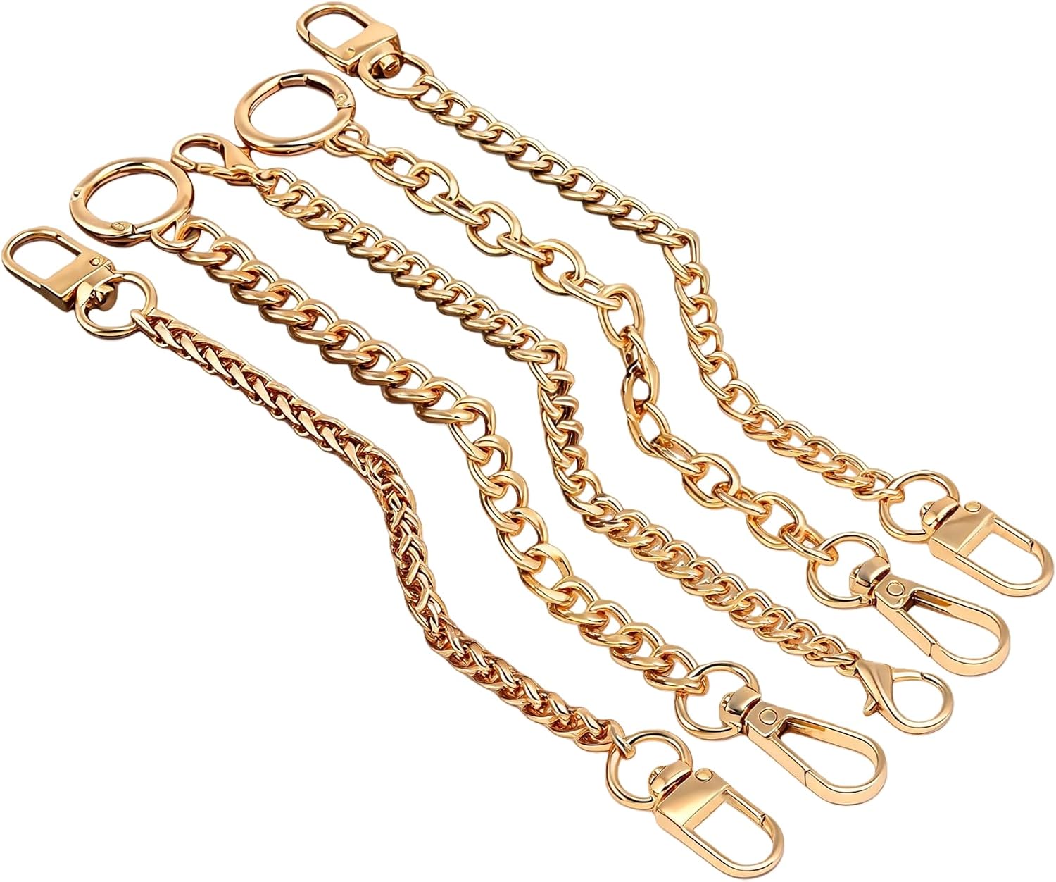 Metal Chain Bag Extender Chain, Hanging Chains Pant Pocket Chain Pants Chain Link Hanging Chain for Men Women