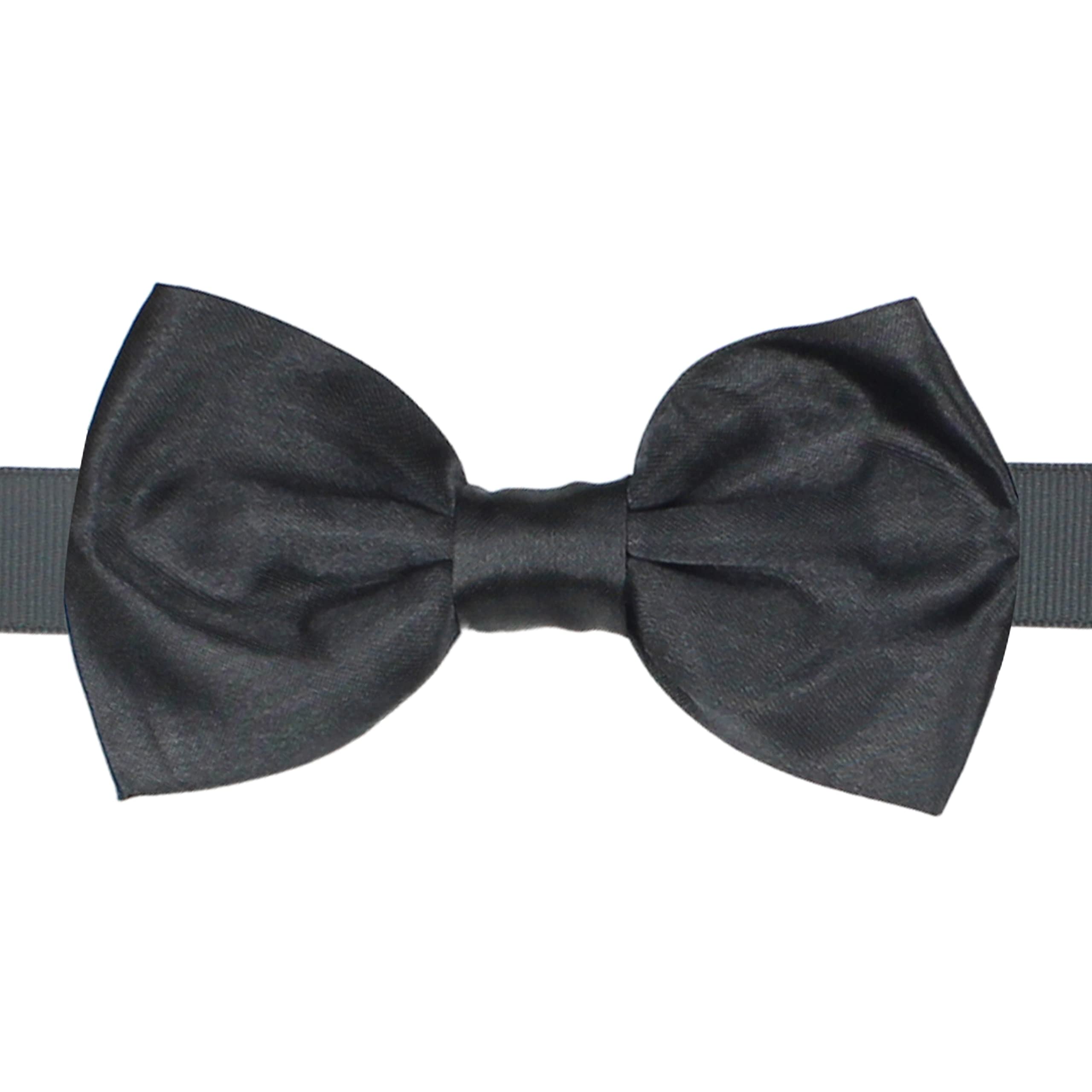 Kavove Solid Essentials Black Bow Tie 4