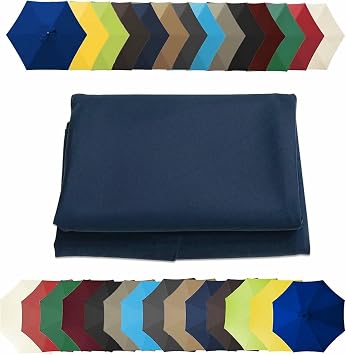 Sun Umbrella Replacement Cloth, For 6 Ribs/8 Ribs Parasol, Parasol Canopy Cover Fade Resistant Replacement Umbrella Canopy, UV 50+ Protection, For Garden, Patio UmbrellaBurgundy,8 ribs-2.7m8.8ft