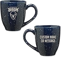 Vista 36 de Rico Industries NCAA UCLA Bruins Royal Blue - Taza de café de cerámica moteada grabada con láser de 16 onzas