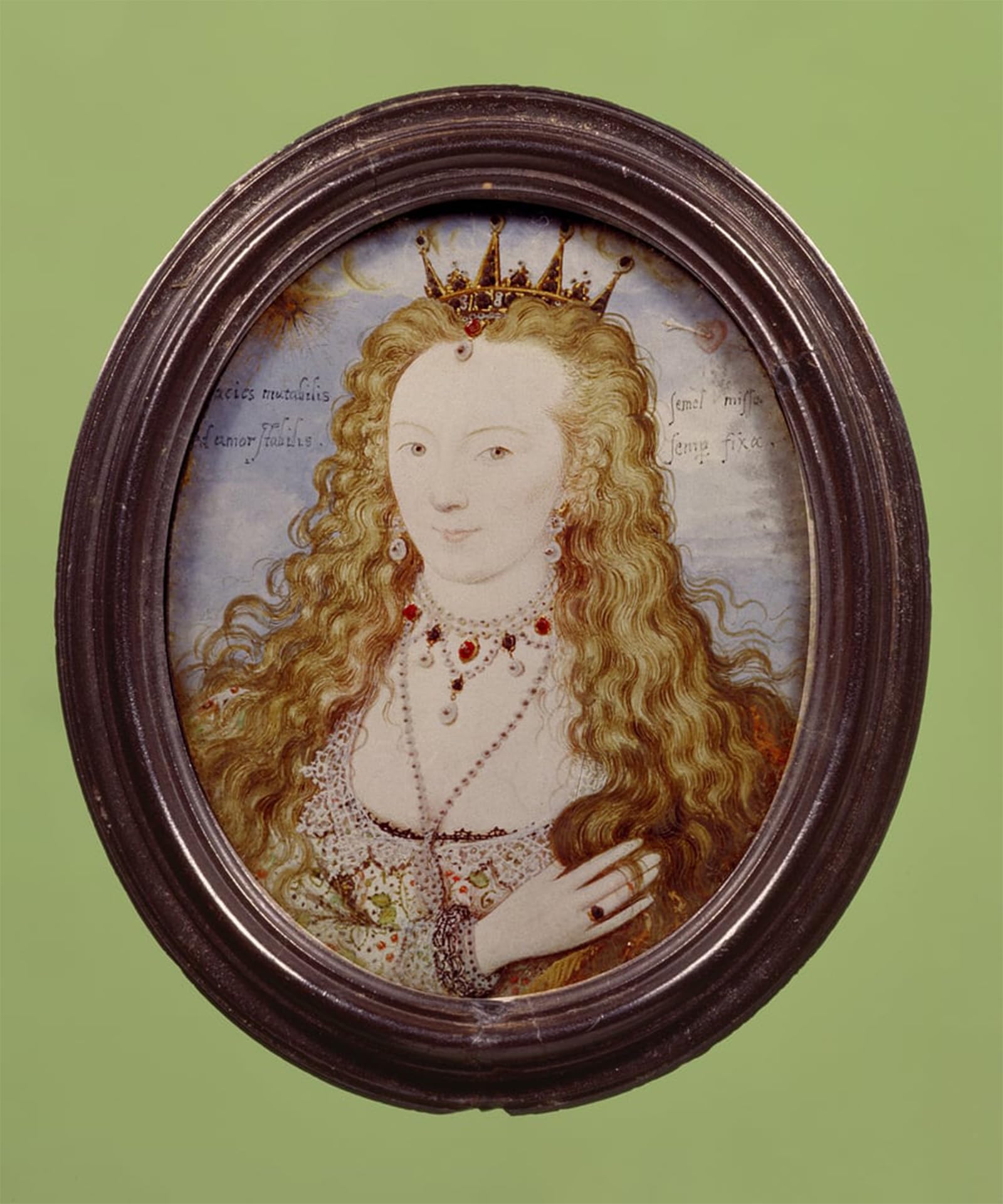 SERENDIPITP Vintage Picture Print on Canvas Wall Art Poster Elizabeth Countess of Huntingdon by Nicholas Hilliard Artwork Print Poster for Wall Decor 60x90cm