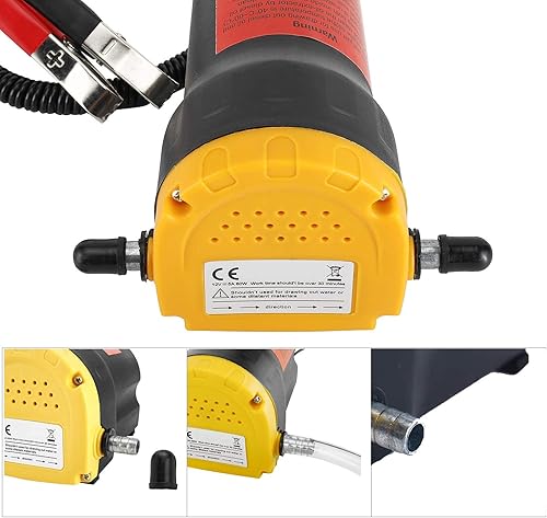 Miniatura 4 de HighFree Extractor de bomba de aceite eléctrico portátil de 12 V 60 W, bomba de transferencia para barco, automóvil, motocicleta, camión, RV, ATV