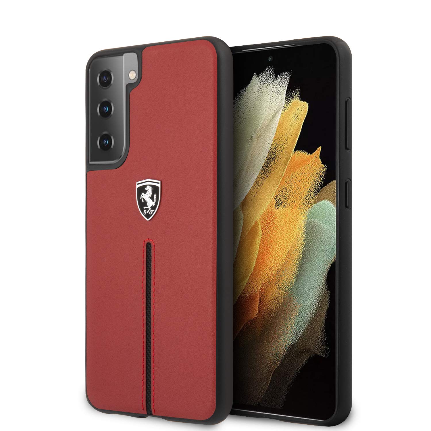 Ferrari iPhone 14 Hardcase Hülle Carbon Schwarz
