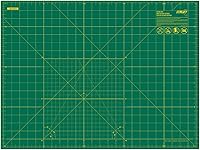 OLFA 18x24 Self-Healing Rotary Cutting Mat RM-SG Double-Sided Green Grid for Quilting Sewing Crafts