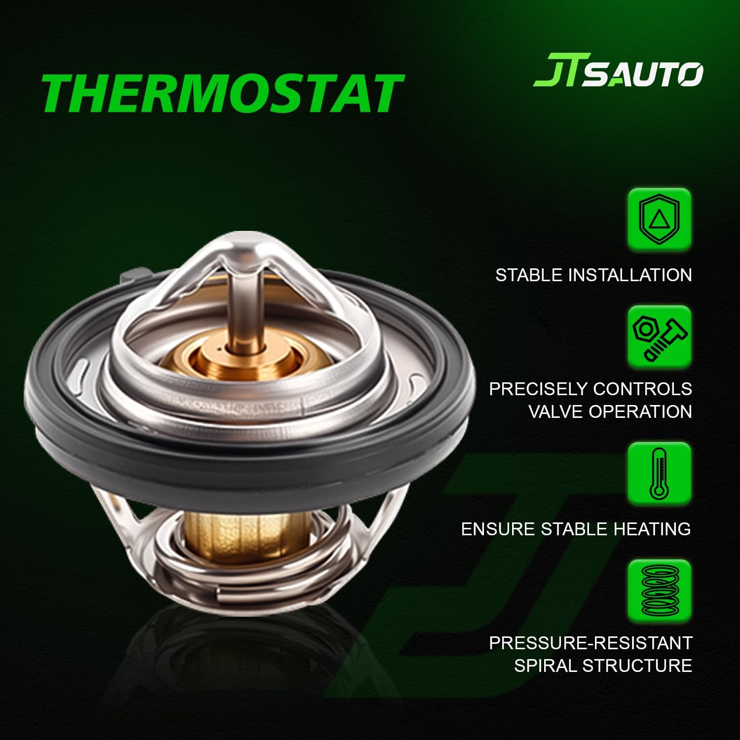 Upgrade Jounrey/Compass/Patriot Engine Coolant Thermostat Housing Assembly Kit Compatible with 2007-2017 Patriot/Compass | 2009-2020 Journey | 2007-2009 Caliber & More Replaces 902-319, 68003582AB