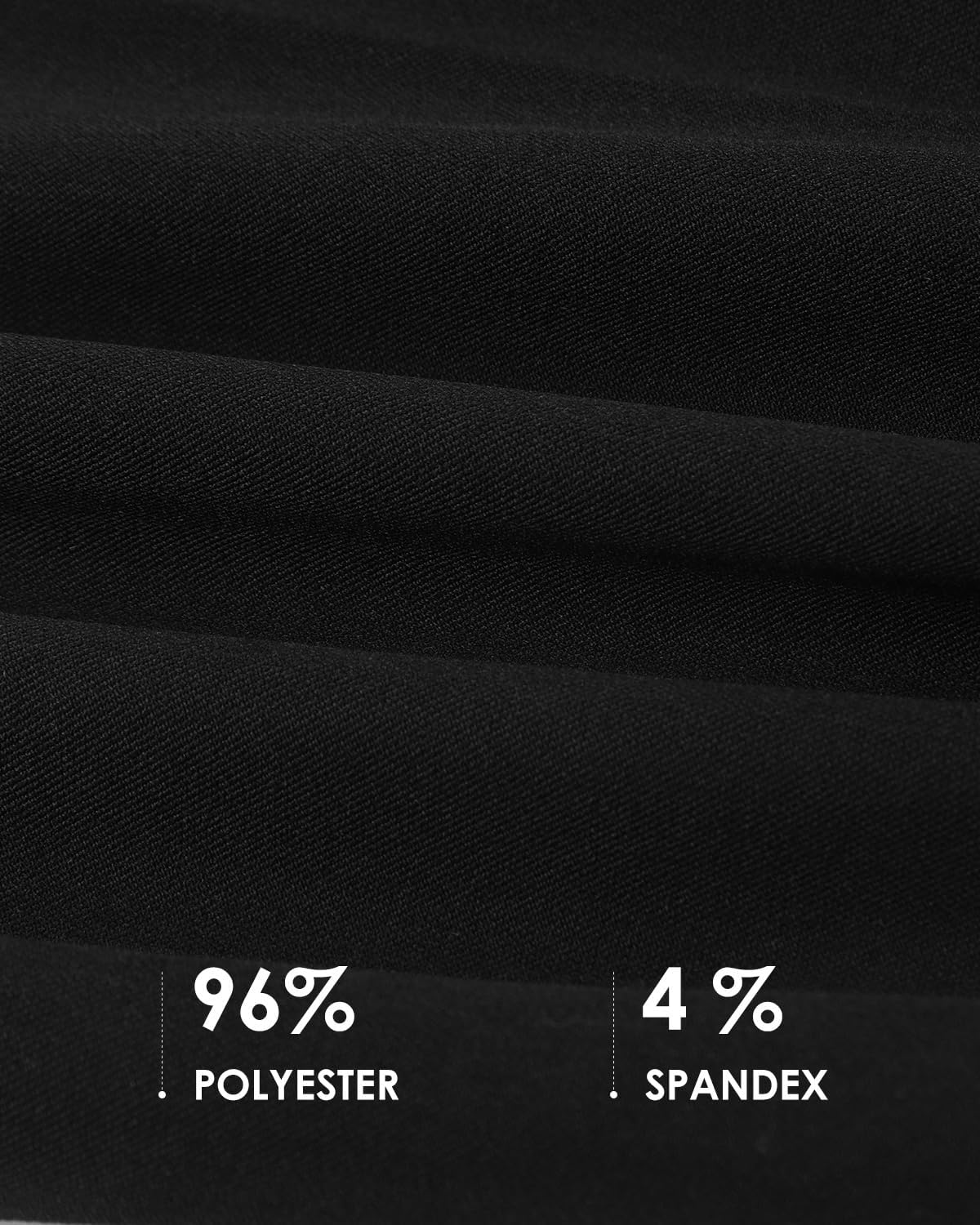 Zylioo Tall Women's Dress Pants 32/34 Inseam Mid Waisted Office Pants for Women Relaxed Fit Straight Leg Casual Trousers - Image 6