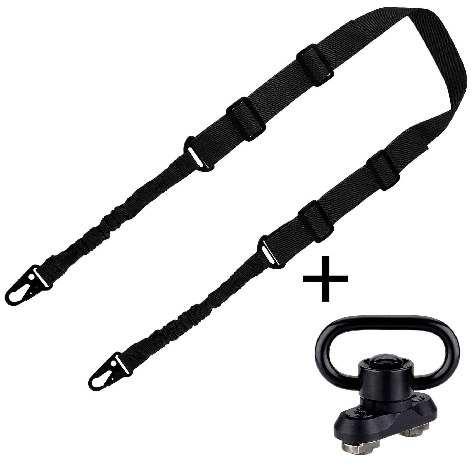 BOOSTEADY 2 Point Rifle Sling with QD Sling Mount, Two Point Rifle