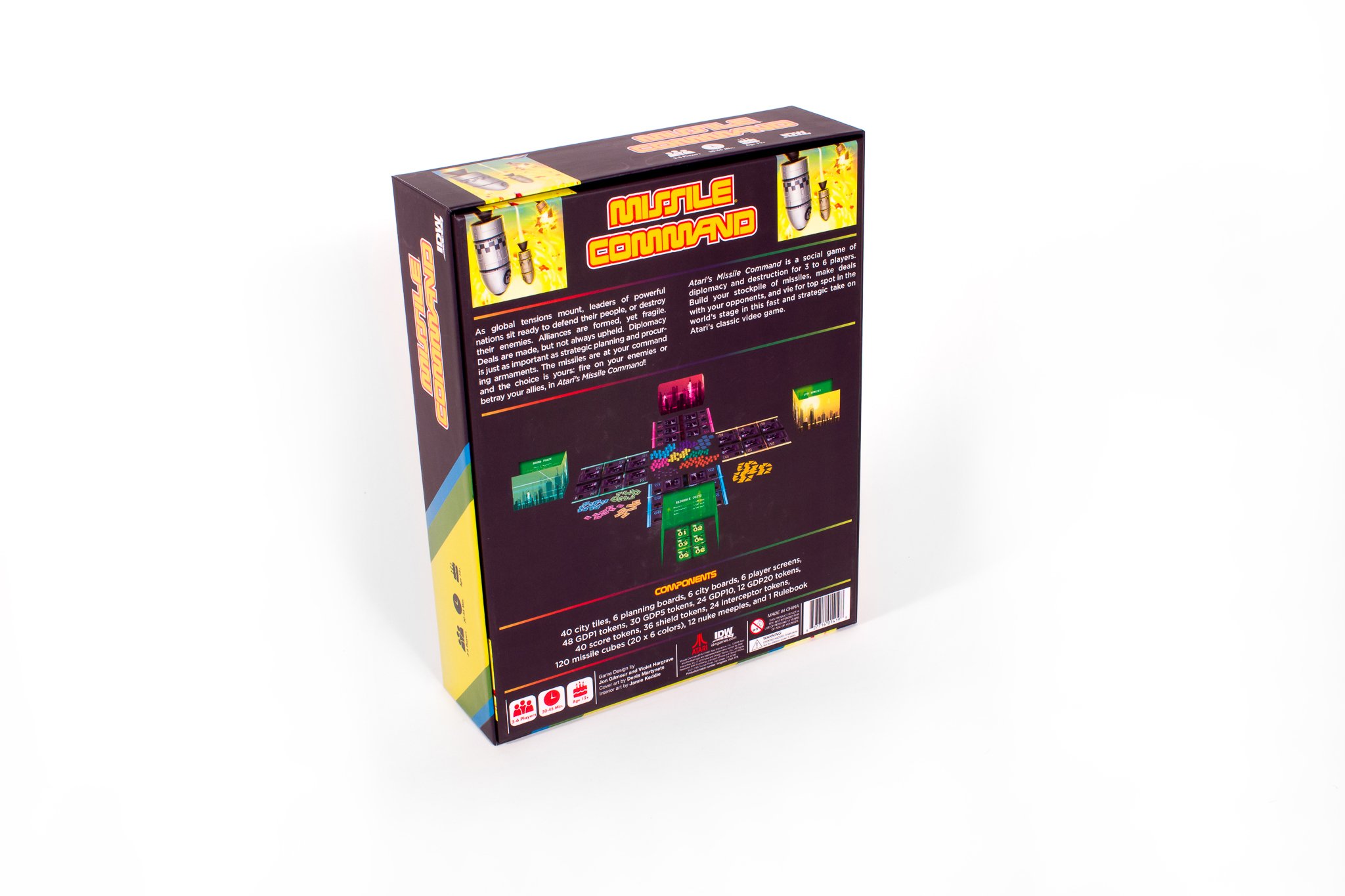 Amazon.com: IDW Games Atari's Missile Command Strategy Board Game