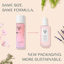 Yon-Ka Lait Nettoyant Cleanser and Lotion PS Toner Set | Gentle Milk Cleanser & Makeup Remover | Toner for Dry or Sensitive Skin | 2 x 6.76 fl oz
