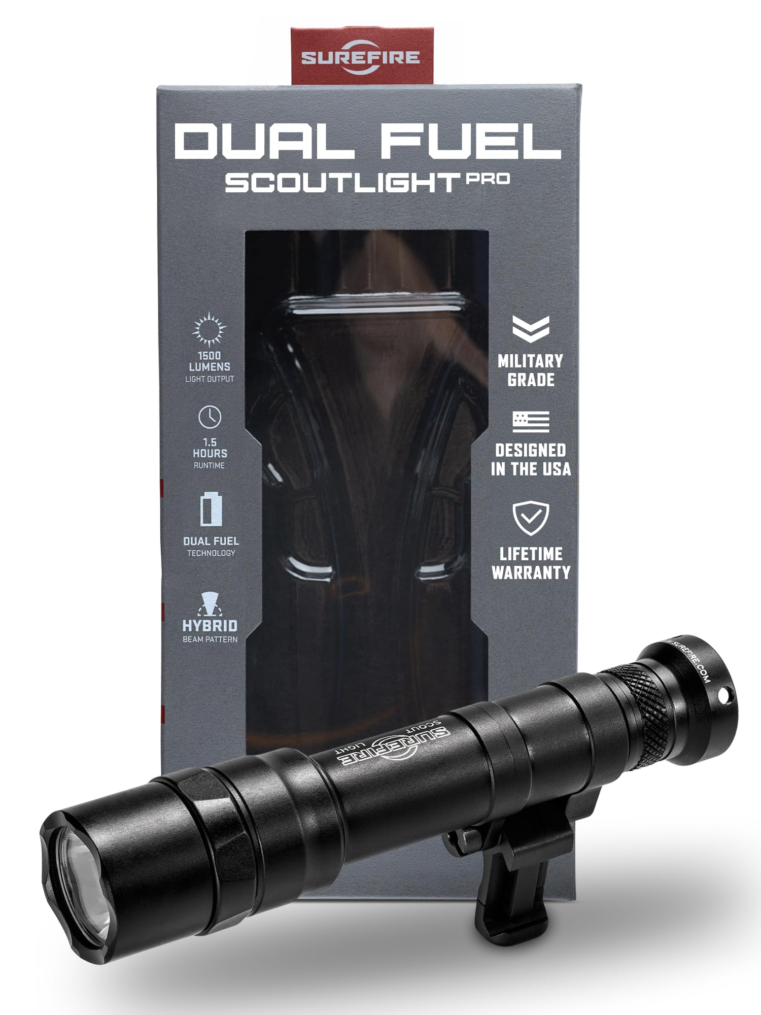 Amazon.co.jp: Surefire Scout Light PRO DF Noir : スポーツ＆アウトドア