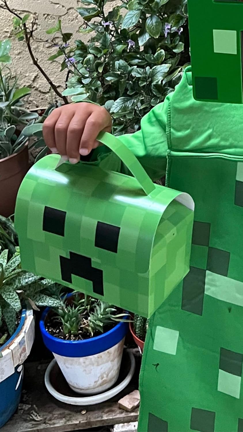 Jayd products, Mining Party Favor Box, (12 Pack) Miner Pixel Video Game Birthday Party Supplies