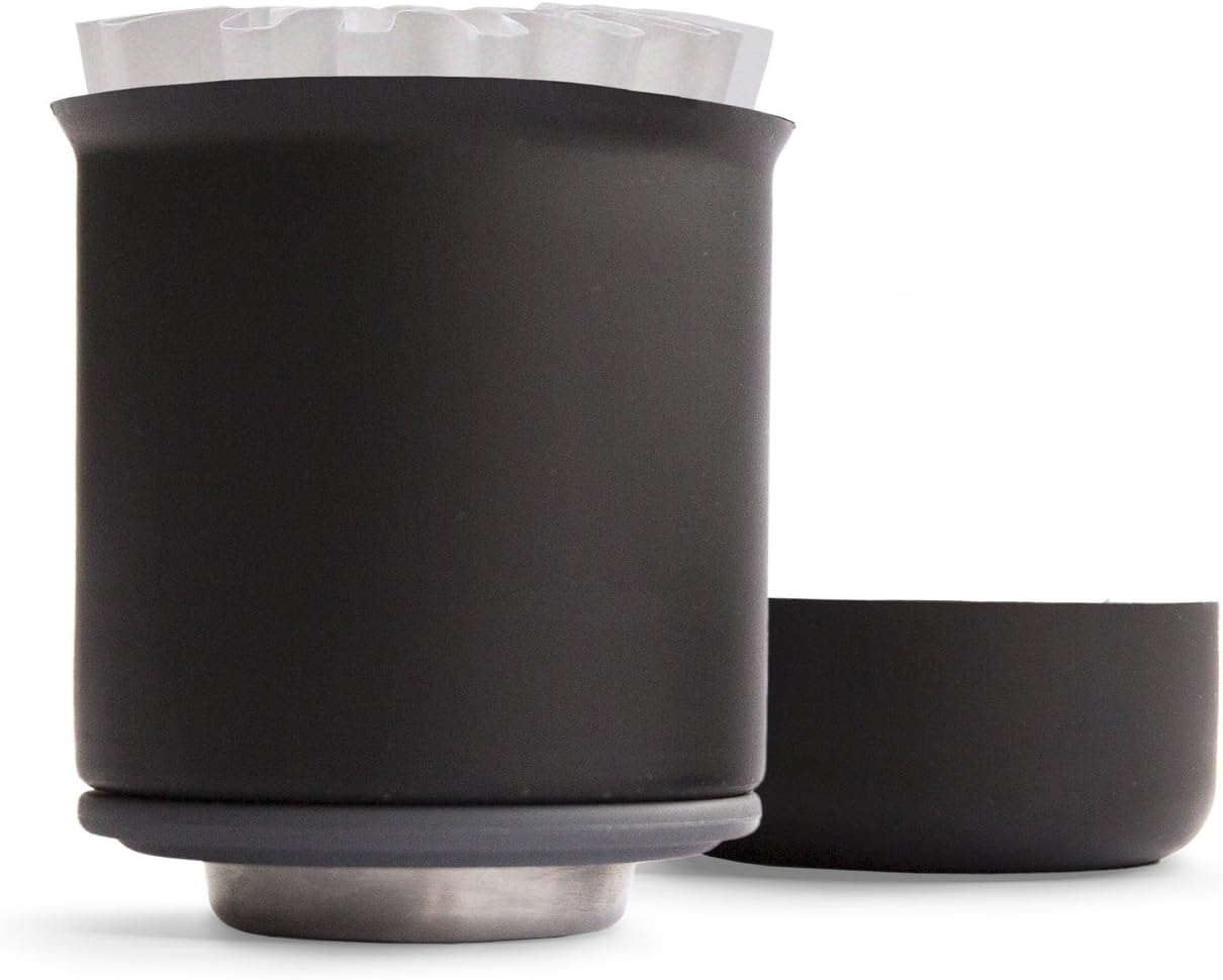 Fellow Stagg Pour-Over Coffee Dripper 20 oz [XF], For Brewing a 20 oz cup of Coffee, Stainless Steel Double Wall Vacuum Insulated, Non-Clogging, Fast Drip, Portable Coffee Maker + 20 Filters