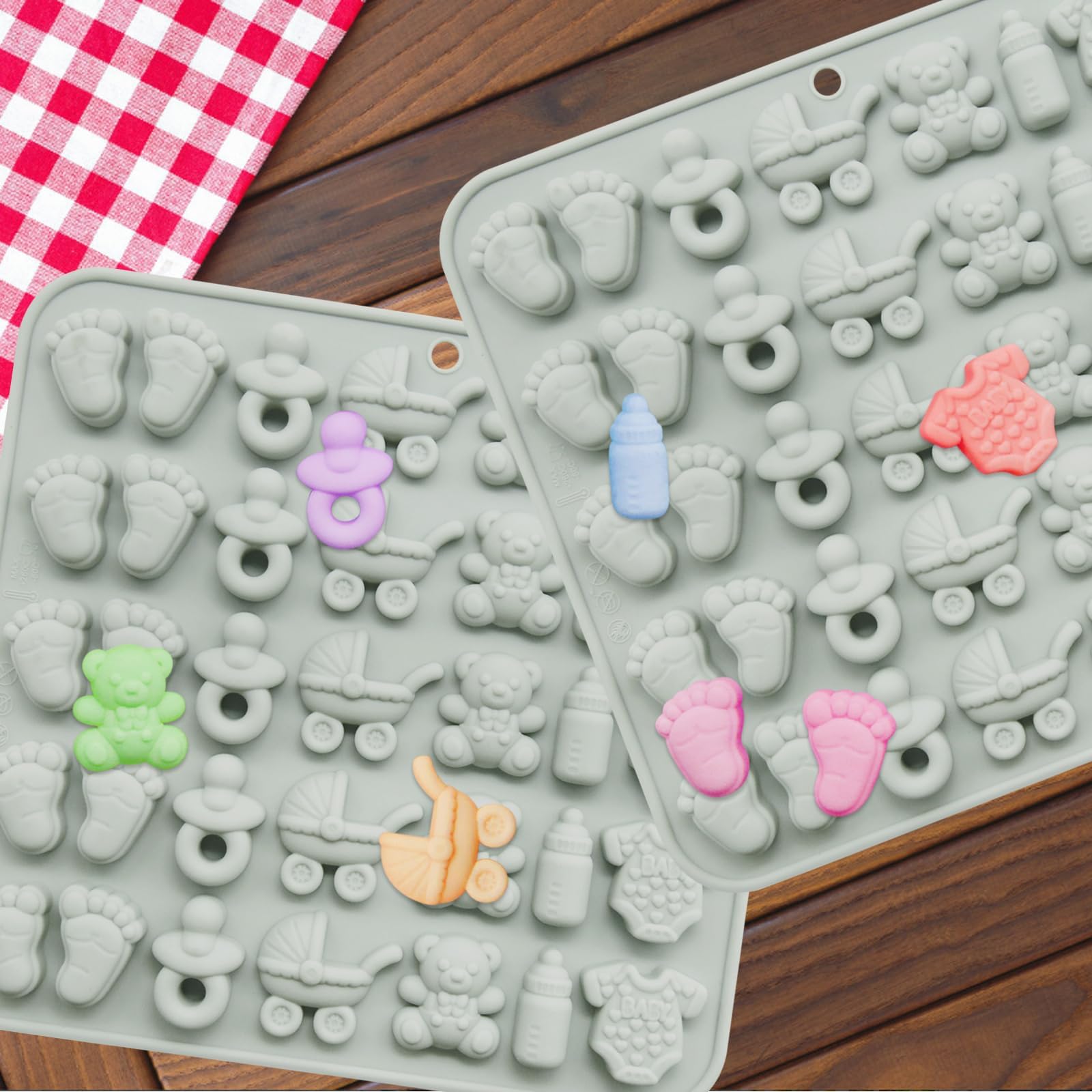 Xidmold Lot De 6 Moules En Silicone Pour Décoration De Gâteaux Sur Le Thème De La