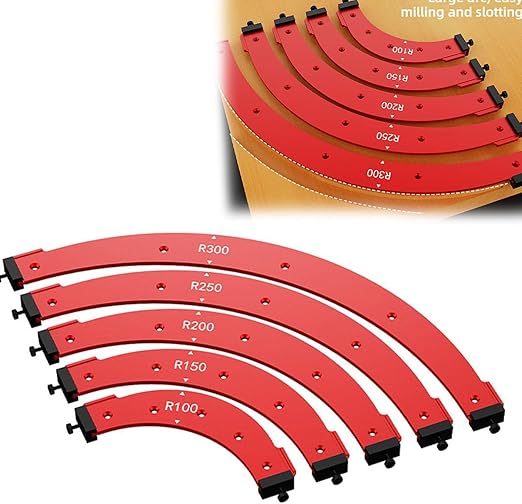 Woodworking Round Corner Radius Templates, Router Table