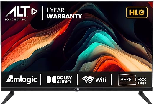 ALT 80 cm (32 inches) Bezelless HD LED Smart TV 32HACX (Black) at Rs. 8299