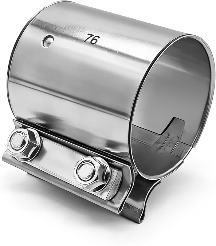Abraçadeira de escapamento SKYMIRO 3" para união de tubos de 3" – 1 unidade