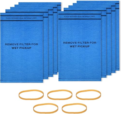 Bolsa de filtro WS01025F2 para aspiradora Stinger de 2.5 a 5 galones, MultiFit VF2000, Craftsman Husky 9-16949 9-38737, para aspiradoras de taller,