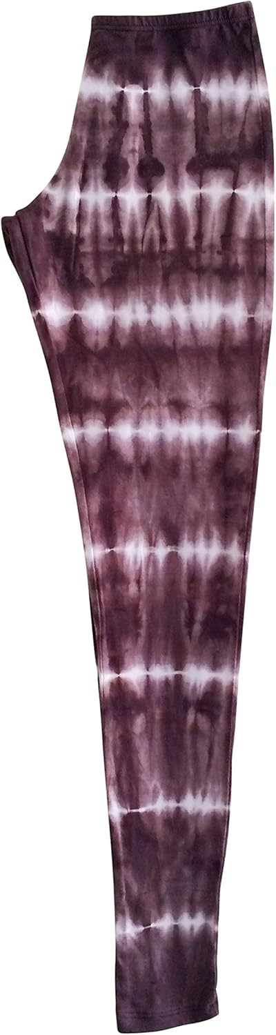Clementine Surfwear Women's Tie Dye Yoga Leggings, Teen Girl Tie Dye Yoga Pants