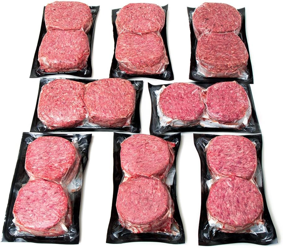 Angus Wagyu Ground Beef Patties By Nebraska Star Beef - The Ultra Premium Package for Family Grilling Events - No Hormones & No Antibiotics