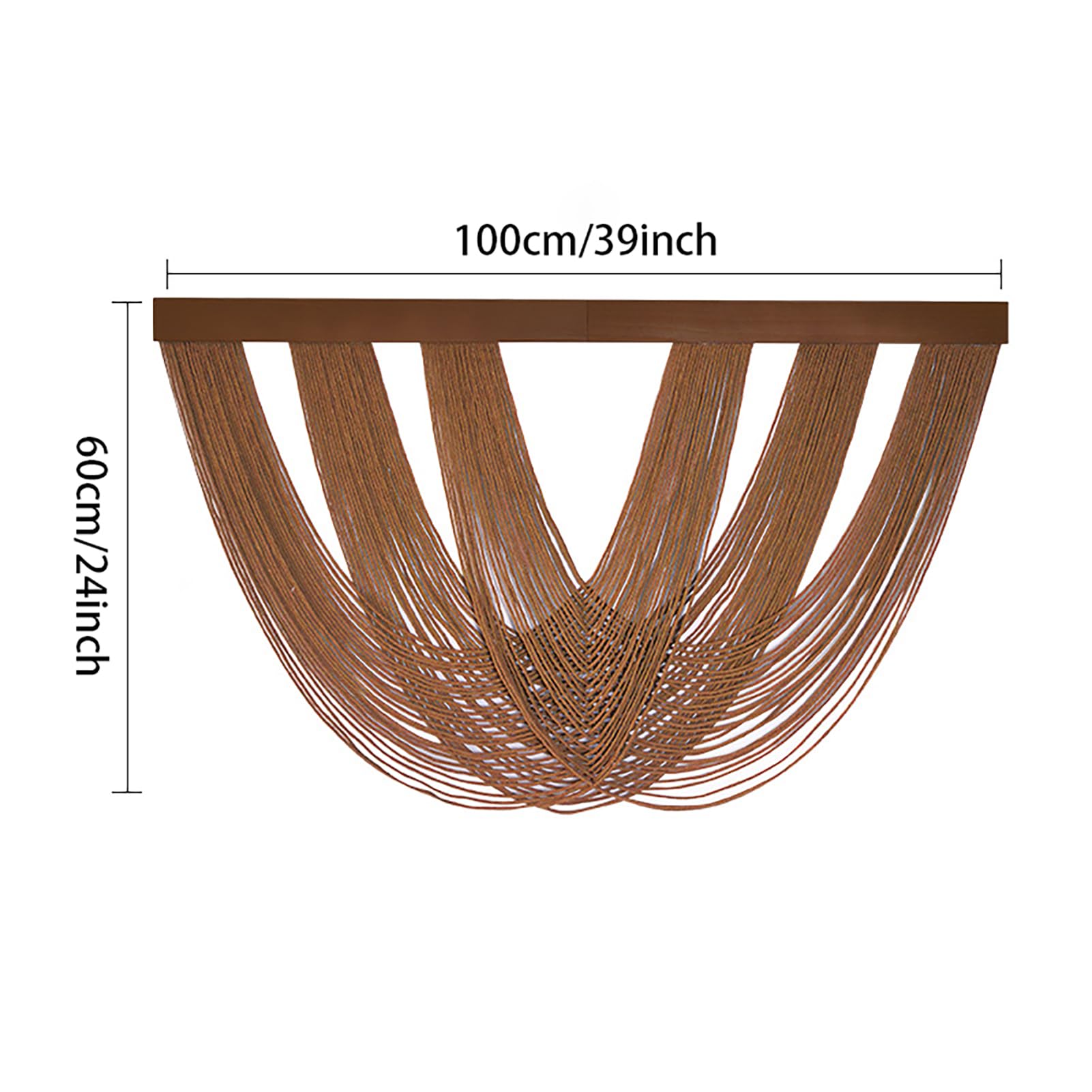 Genérico Gran Tapiz De Macramé, Tapiz Artesanal De Hilo. Decoración De Pared De Macramé para El Hogar, Decoración Boho para El Dormitorio Y El Salón,Blanca