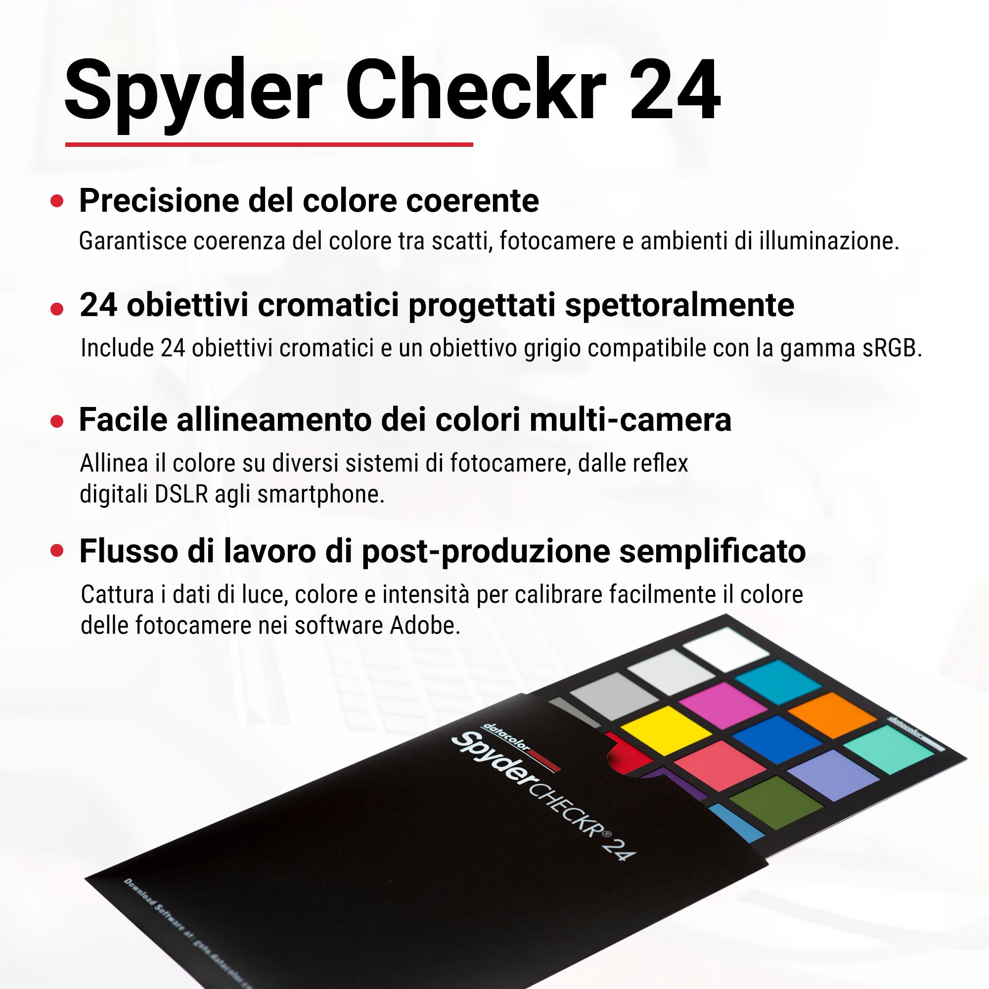 Datacolor Spyder Celebration Kit Spyder Cube Spyder Checkr 24 kompleksowe zarządzanie kolorem fotograficznym