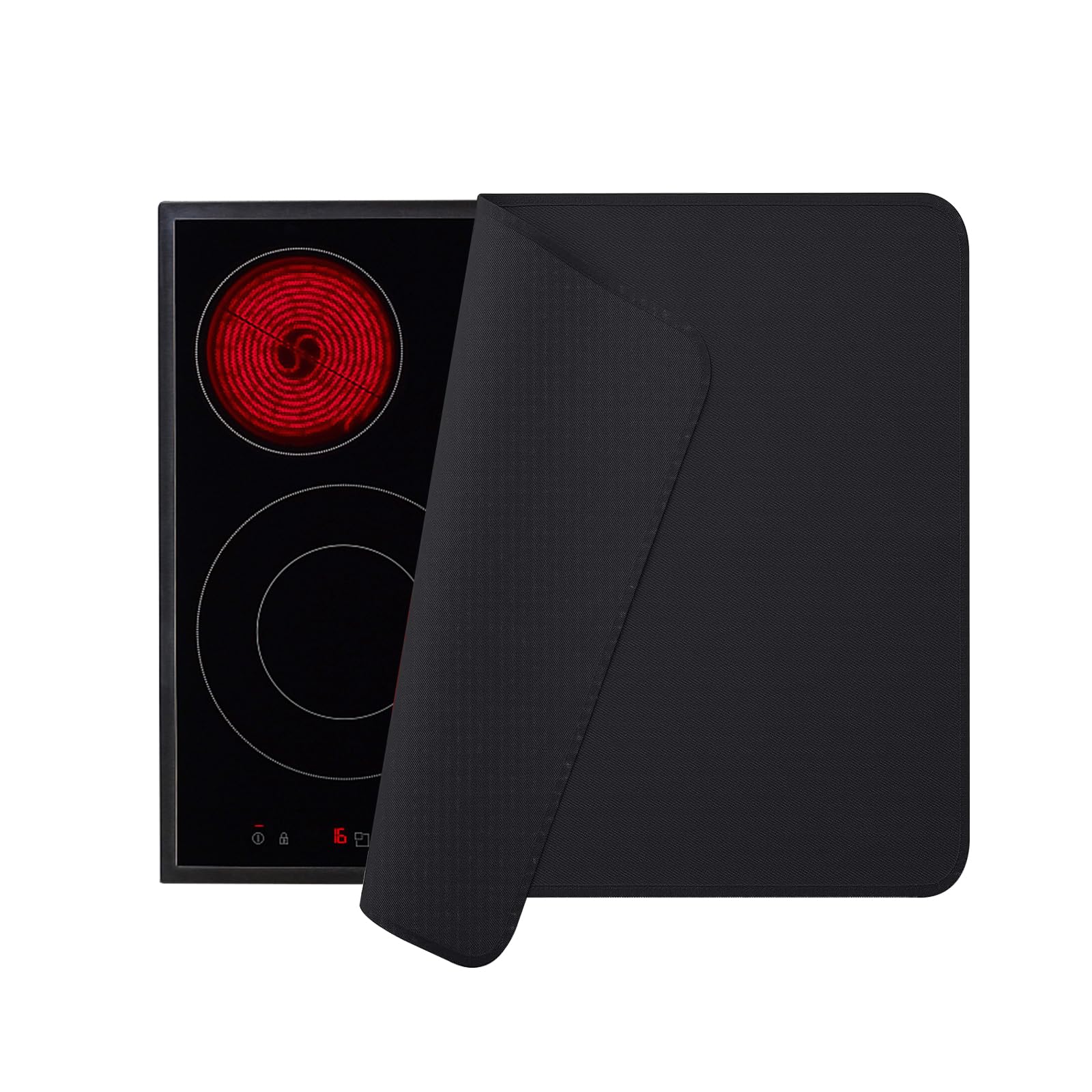 KitchenRaku Stove Top Covers 20.4x30.7 Inch, Stove Top Covers for Electric Stove, Ceramic Glass Cooktop Protector, Electric Stove Cover, Glass Top Stove Cover, Heat Resistant Flat Top Oven Cover