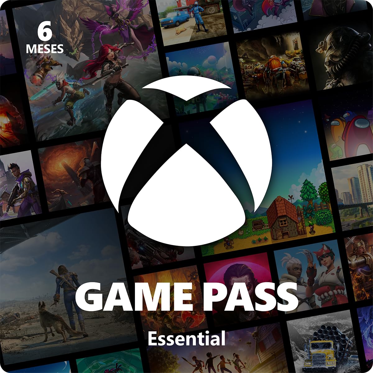 Xbox Game Pass Essential – Suscripción de 6 meses - Código de descarga