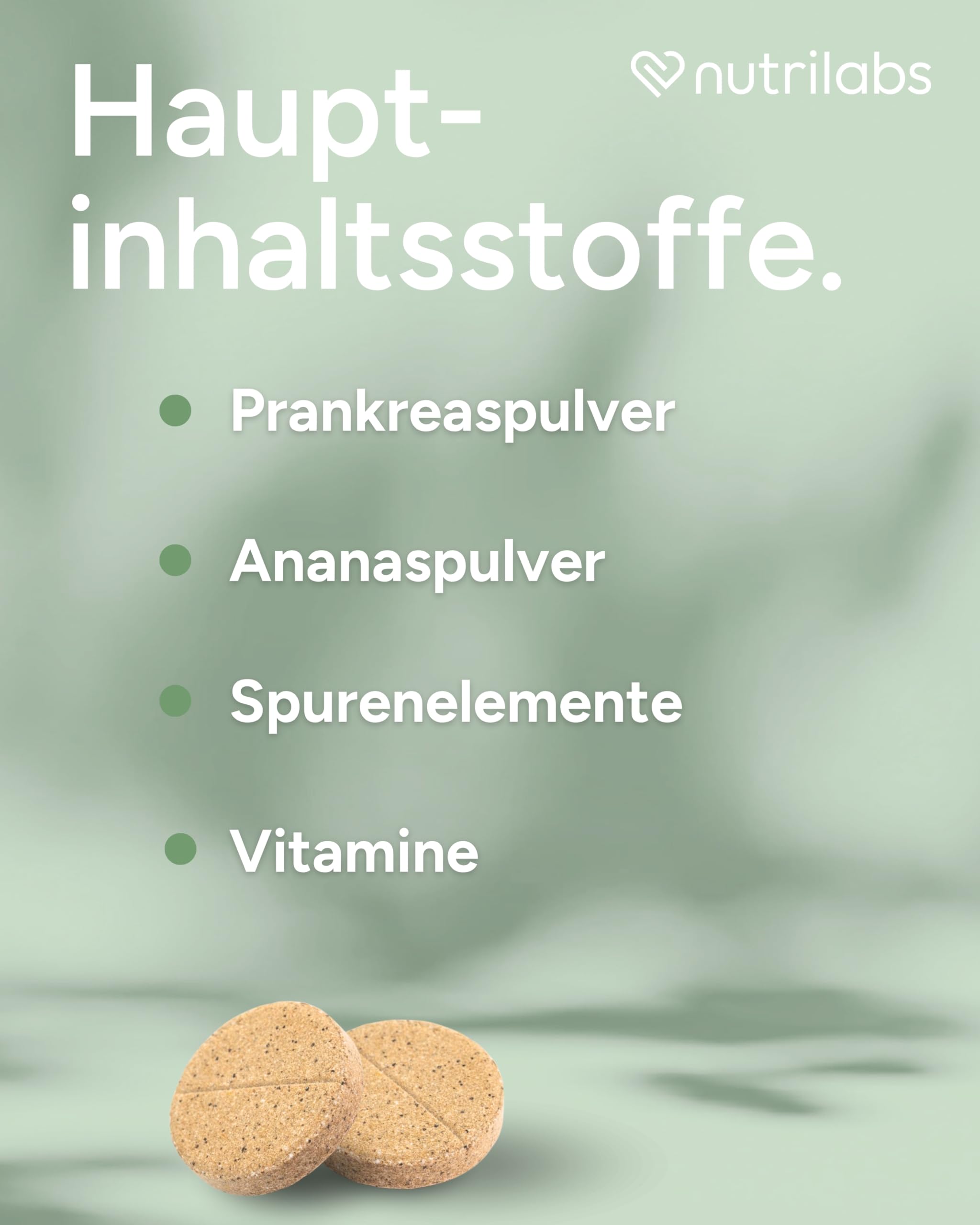 NutriLabs Placamax® Katzen-Tabletten 90 STK. - Gesundheitsprodukte - Verdauungstabletten - Nahrungsergänzung für Katzen - Ergänzungsfutter mit Pankreas-Pulver u.v.m.