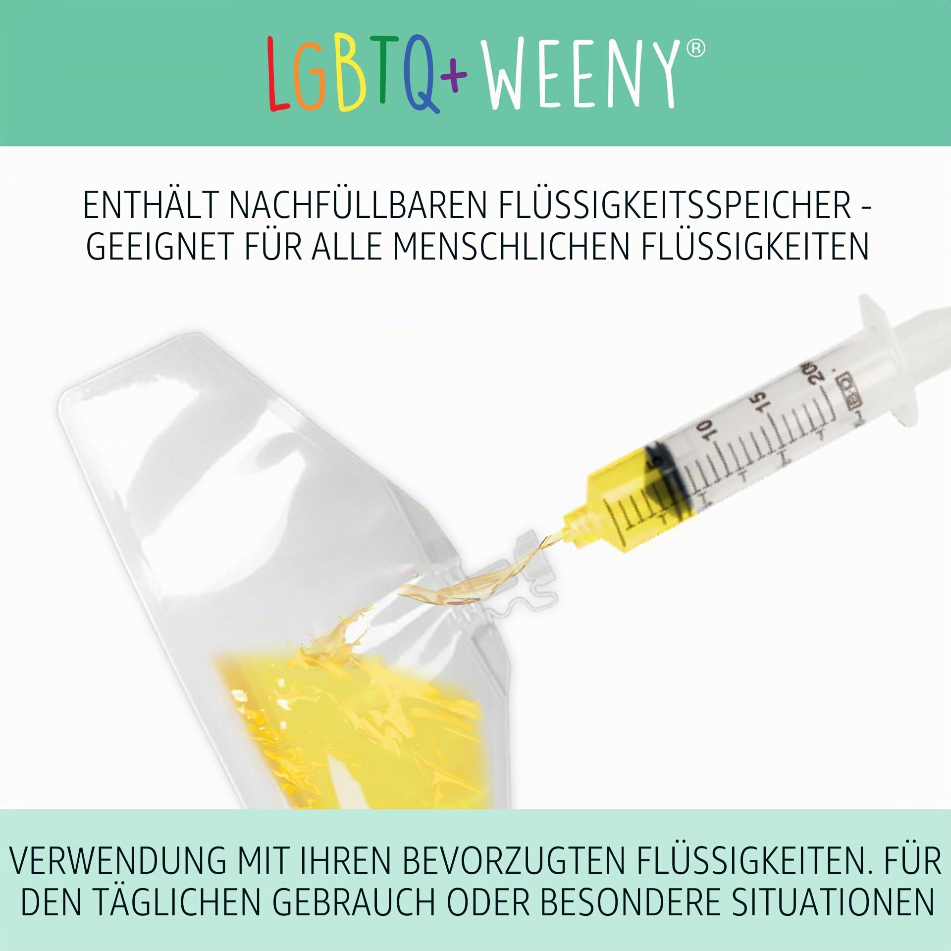 LGBTQ+ Weeny FTM STP Silikon Packer (light ivory amor)