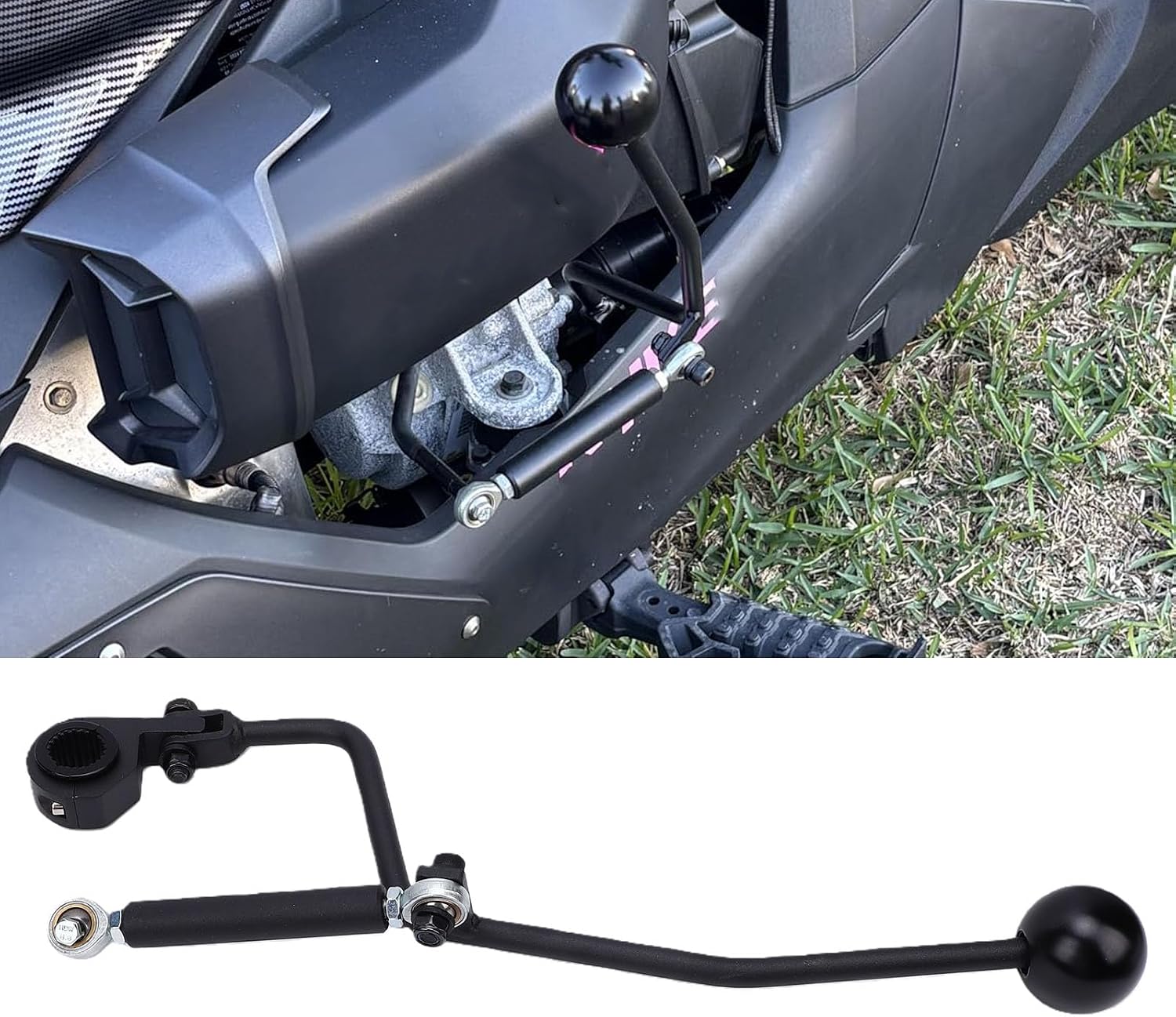 banapoy Forward Reverse Shifter, Forward and Reverse Hand Gear Shifter Shift Lever Kit, Aluminum Hand Replacement for Ryker 900