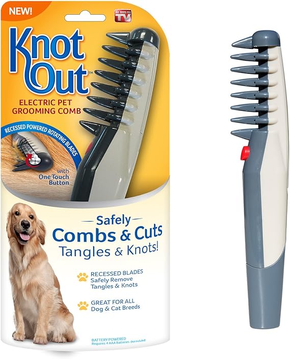 dog comb with blade