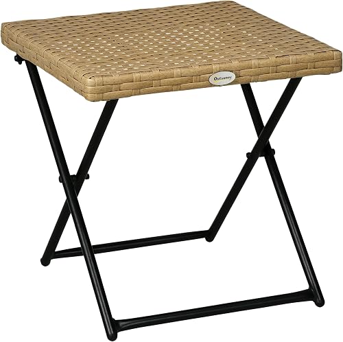 Table Basse de Jardin Pliable Cosy Chic 40L x 40l x 40H Outsunny