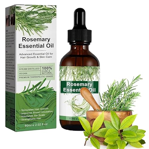 Miniatura 1 de Aceite de Romero, Aceite de Romero para El Cabello, Gotero para El Crecimiento Del Cabello, Tratamiento para Caida de Pelo Y Crecimiento, 60ML2.2 Fl