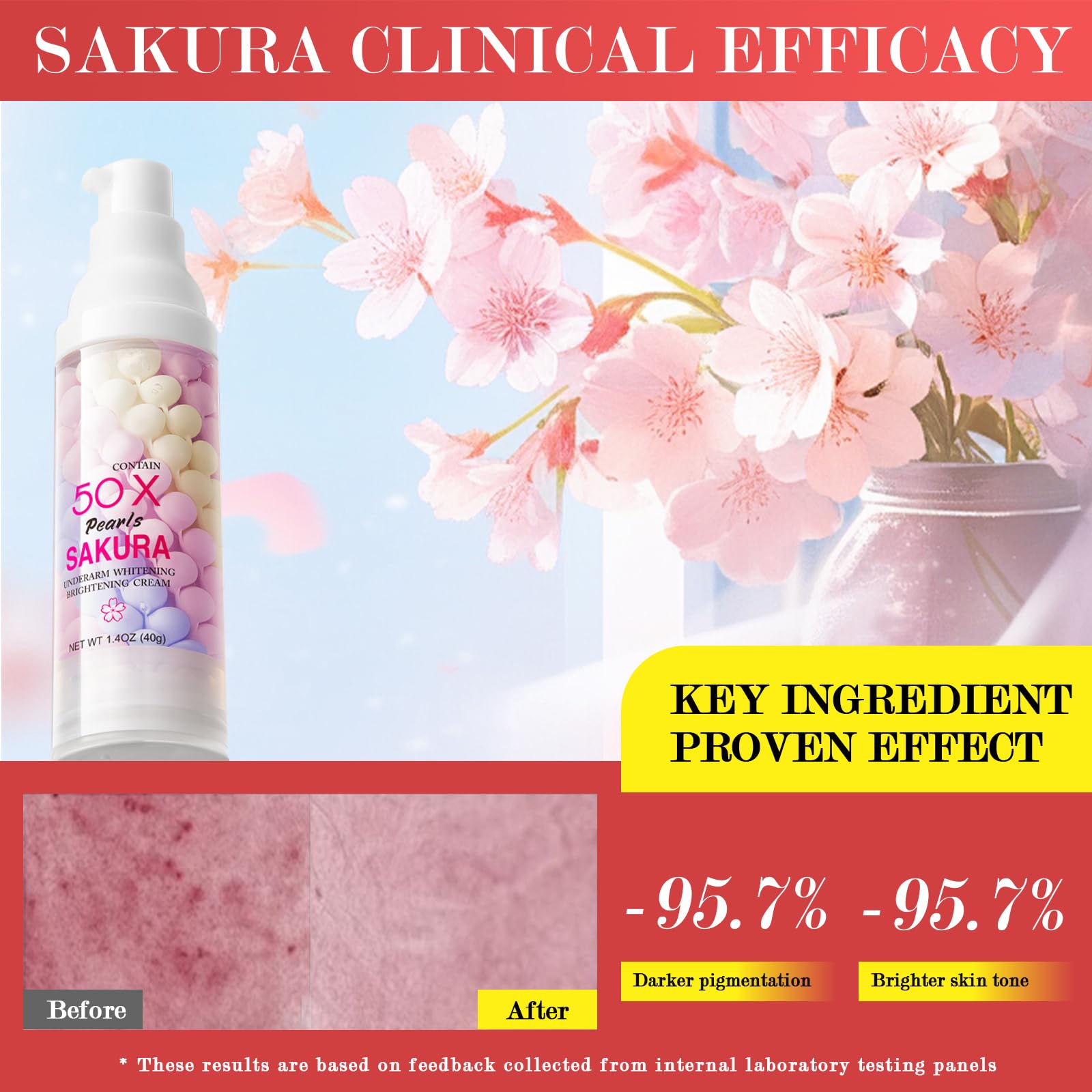 Crema Blanqueadora para Partes Íntimas y Cuerpo con Niacinamida y Colágeno, Crema Aclarante de Axilas, Entreperna, Codos y Rodillas, Hidratación Profunda y Corrección de Manchas Oscuras, 80g — view 3