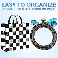 Vista 7 de CircleCord Cable de alimentación para caravana de 30 amperios de 36 pies con bloqueo giratorio, resistente calibre 10, 3 cables, STW de cobre puro