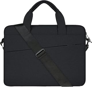RAINYEAR Laptop Sleeve Shoulder Bag Compatible with MacBook Notebook Computer Chromebook, Polyester Messenger Bag Briefcase