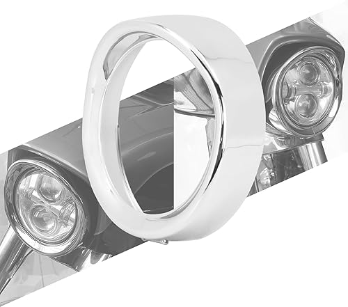 Anillo de visera para faros delanteros de motocicleta de 7 pulgadas, ajuste para Harley Touring Road King Street Glide Electra Glide Tri Glide 2014