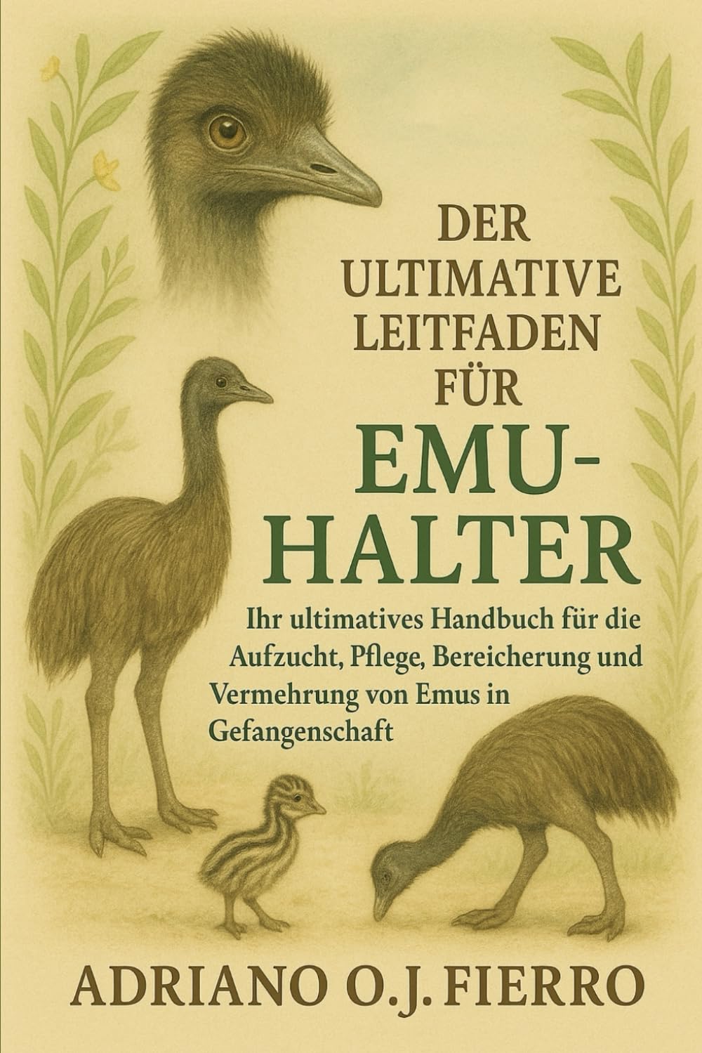 DER ULTIMATIVE LEITFADEN FÜR EMU-HALTER: Ihr ultimatives Handbuch für die Aufzucht, Pflege, Bereicherung und Vermehrung von Emus in Gefangenschaft